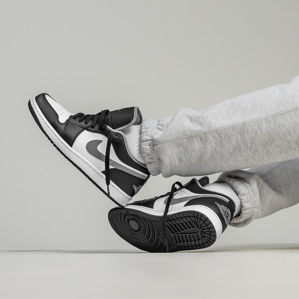 Air Jordan 1 Low Black White Particle Gray