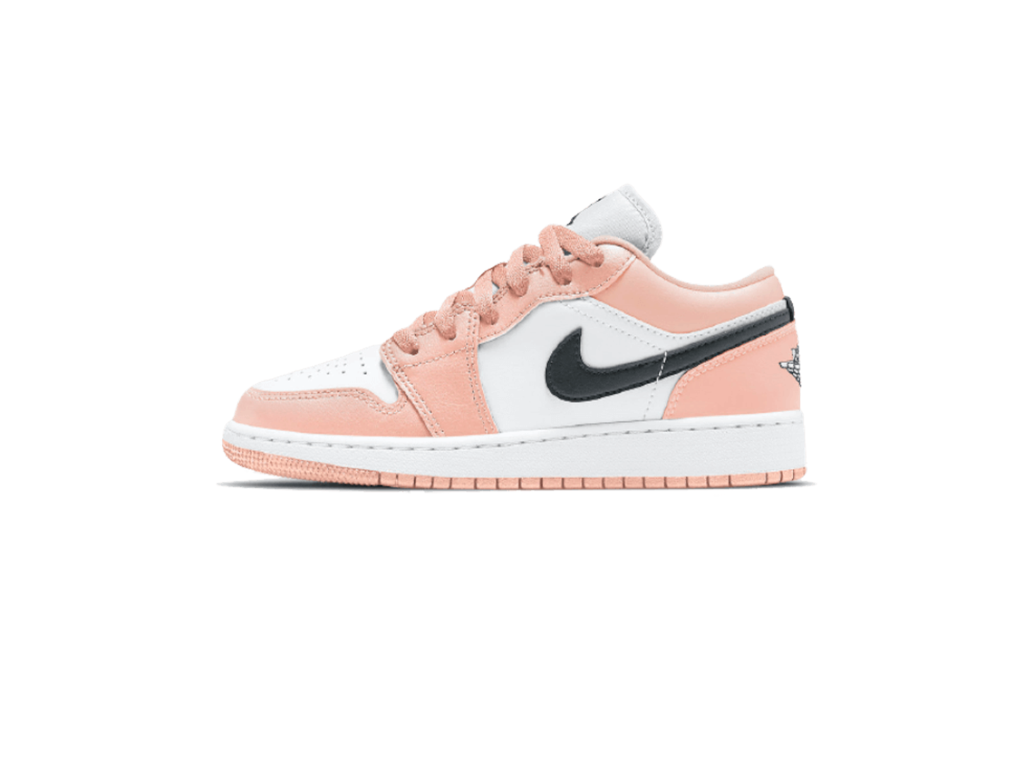 Air Jordan 1 Low Brushstroke Swoosh Black
