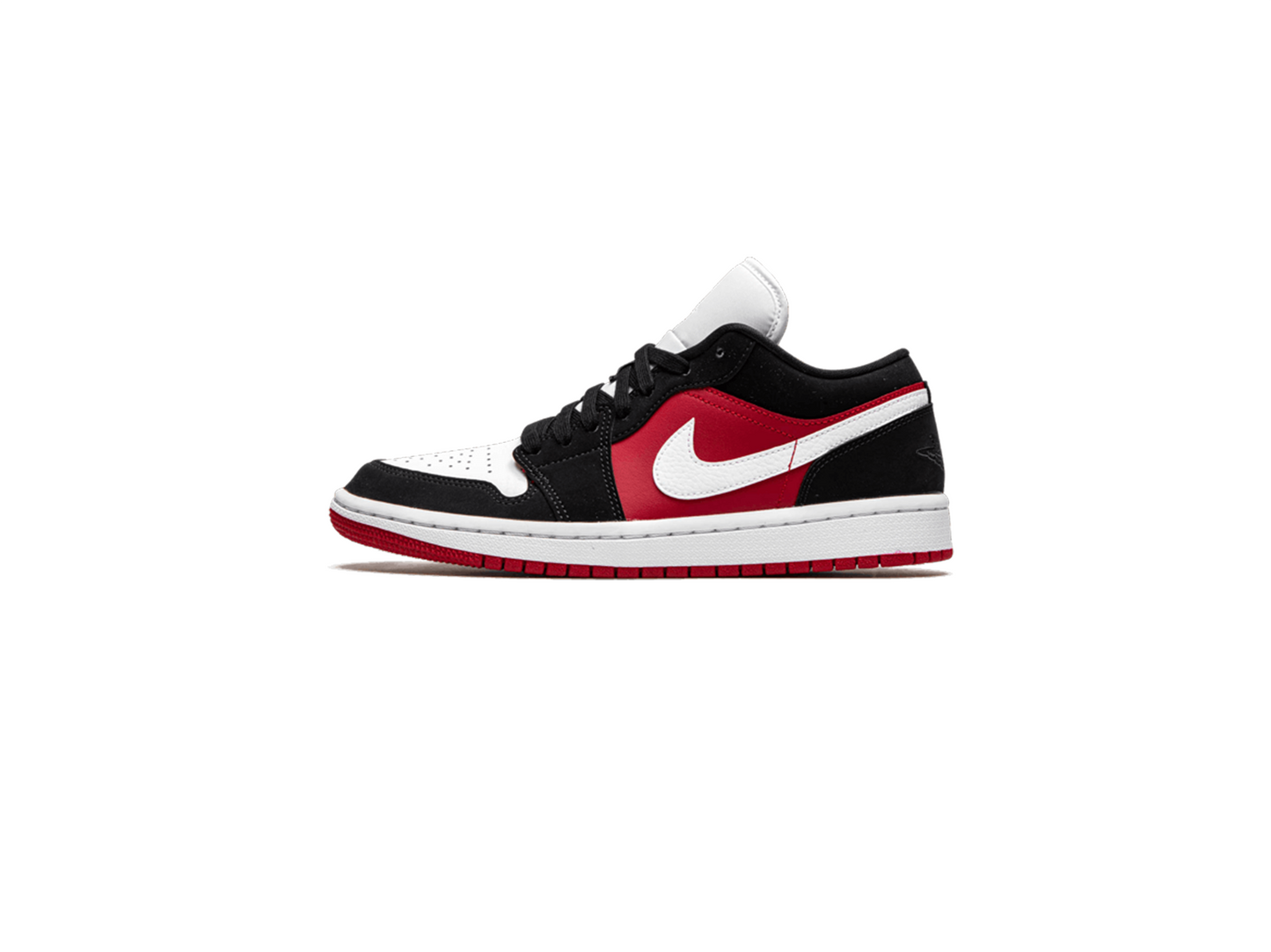 Air Jordan 1 Low Black White Gym Red