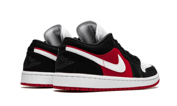 Air Jordan 1 Low Black White Gym Red