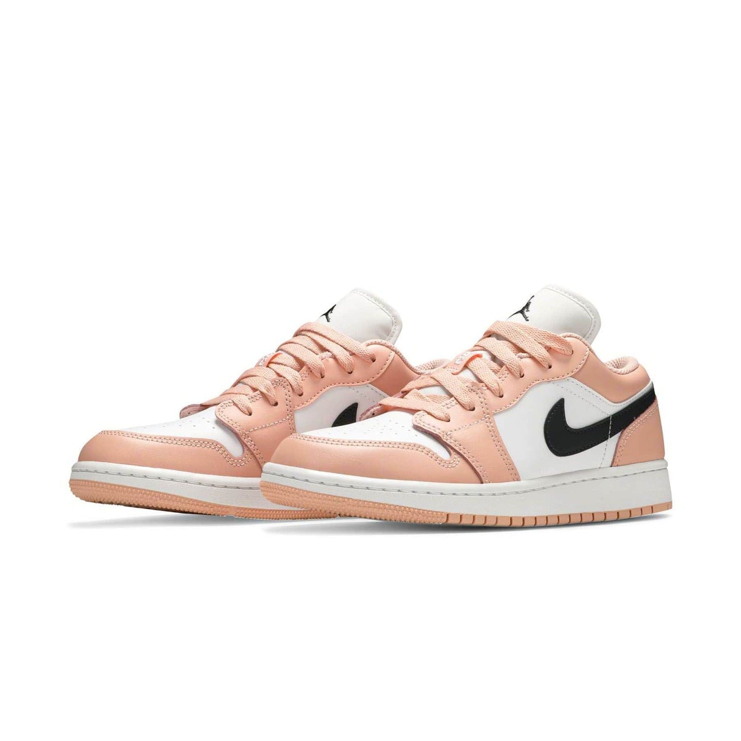 Air Jordan 1 Low Brushstroke Swoosh Black
