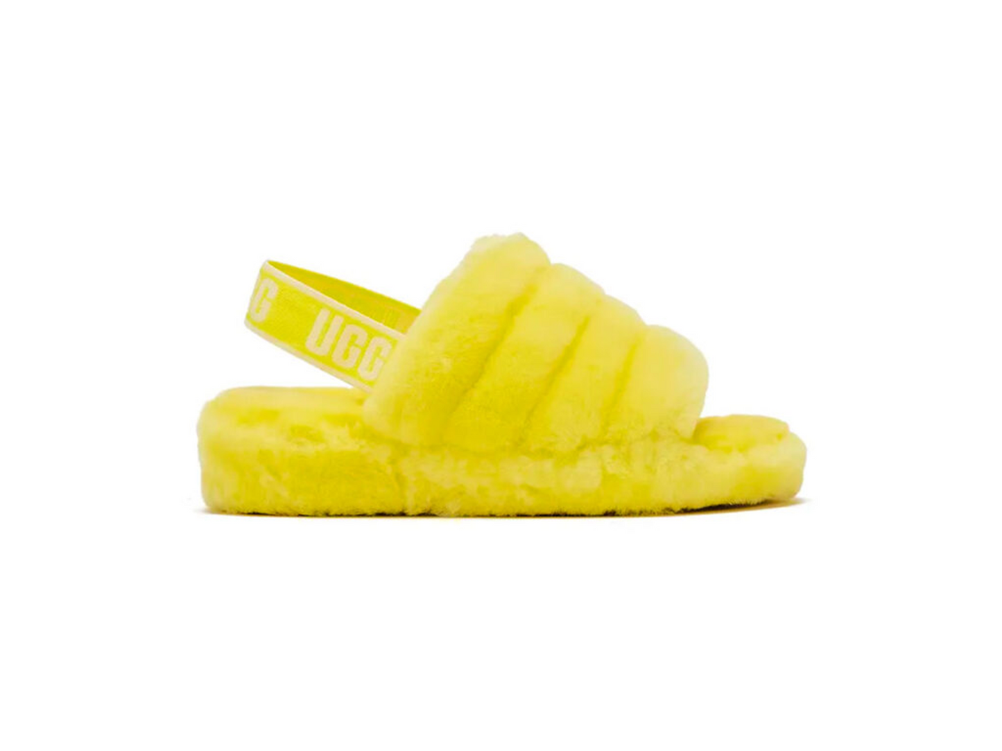 UGG Fluff Yeah Slide Yellow